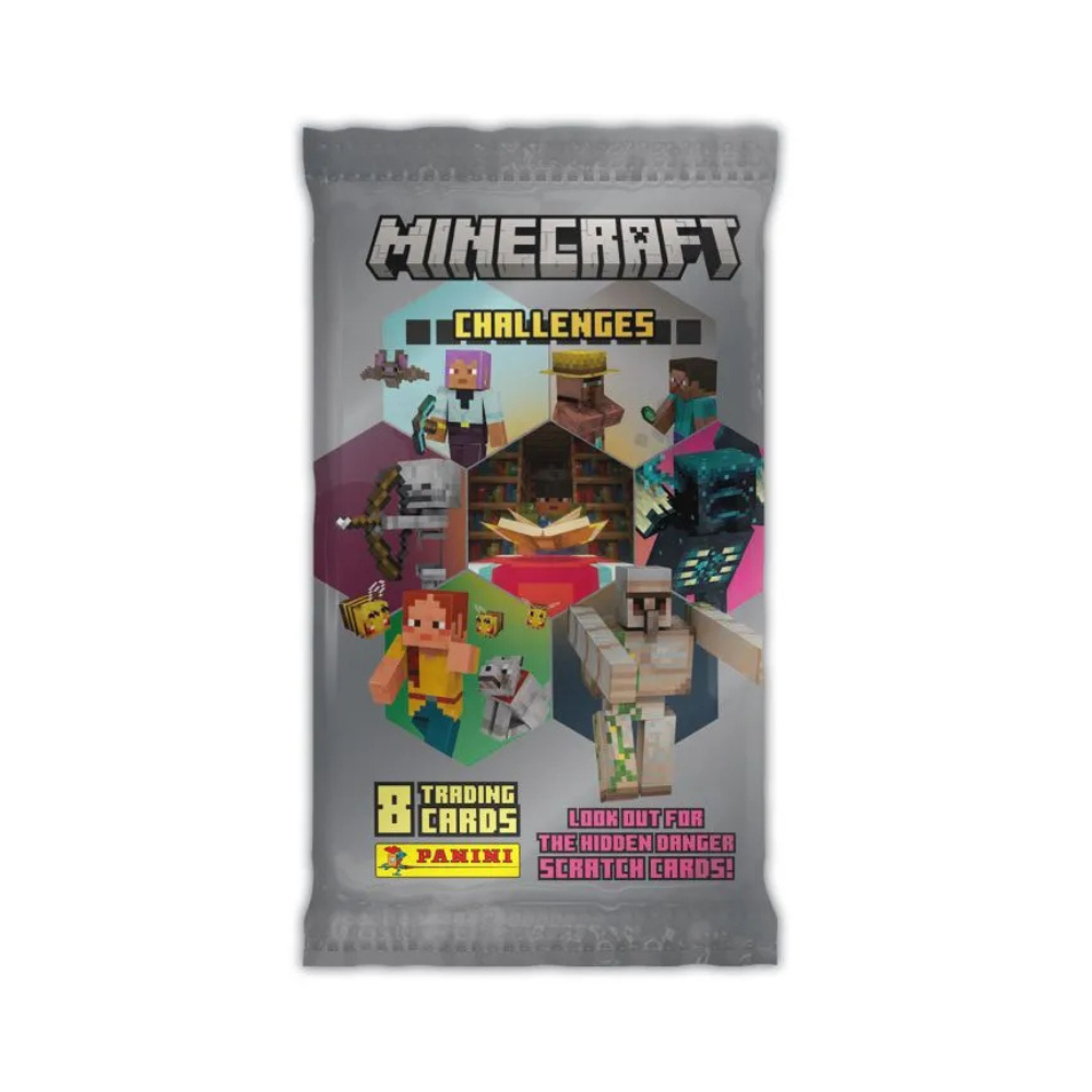 Panini - Minecraft samlekort - Booster pakke med 8 kort