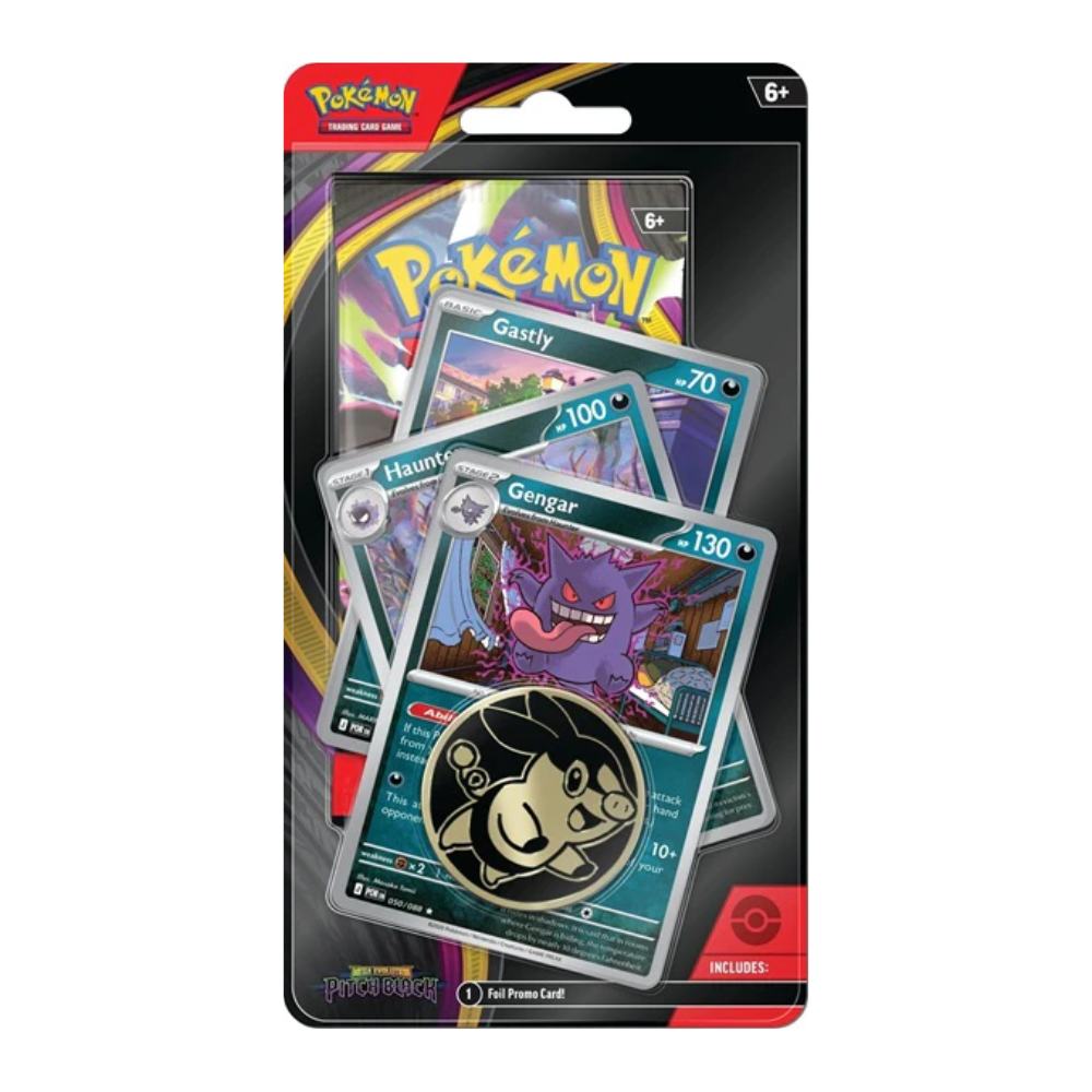 Pokémon - Mega Evolution - Pitch Black Premium Checklane Blister - Genngar Line