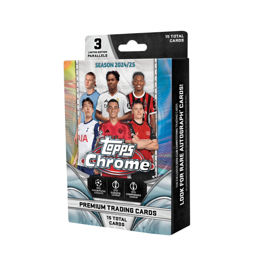 Topps - Chrome UEFA Club Competitions 2024/25 Hanger Box