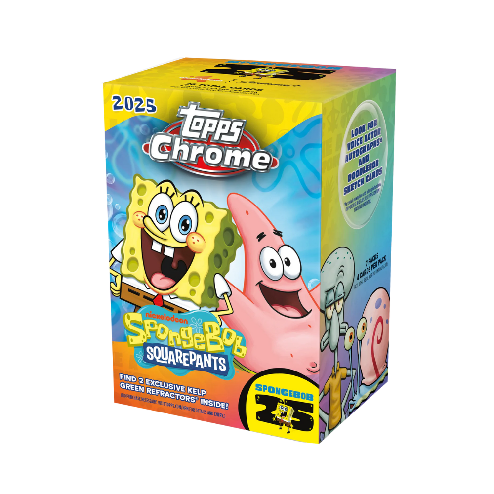 Topps - Chrome SpongeBob 25th Anniversary – Value Box