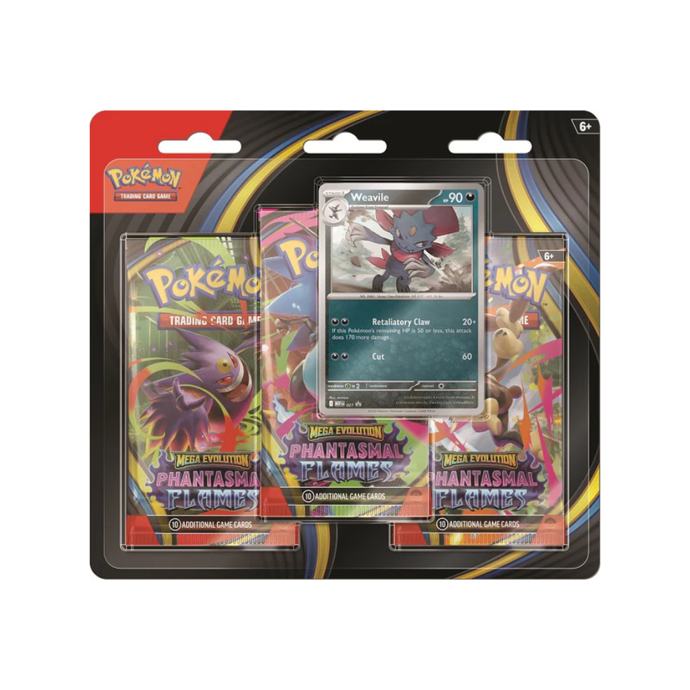Pokémon - Mega Evolutions Phantasmal Flames – Triple Booster Blister