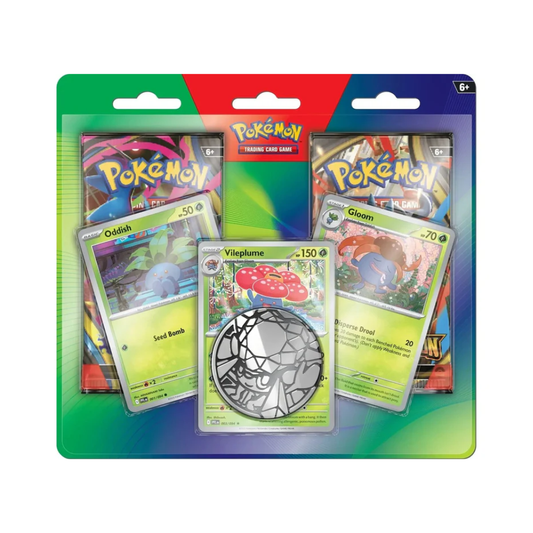 Pokémon - Enhanced Booster Blister, Oddish, Gloom og Vileplume