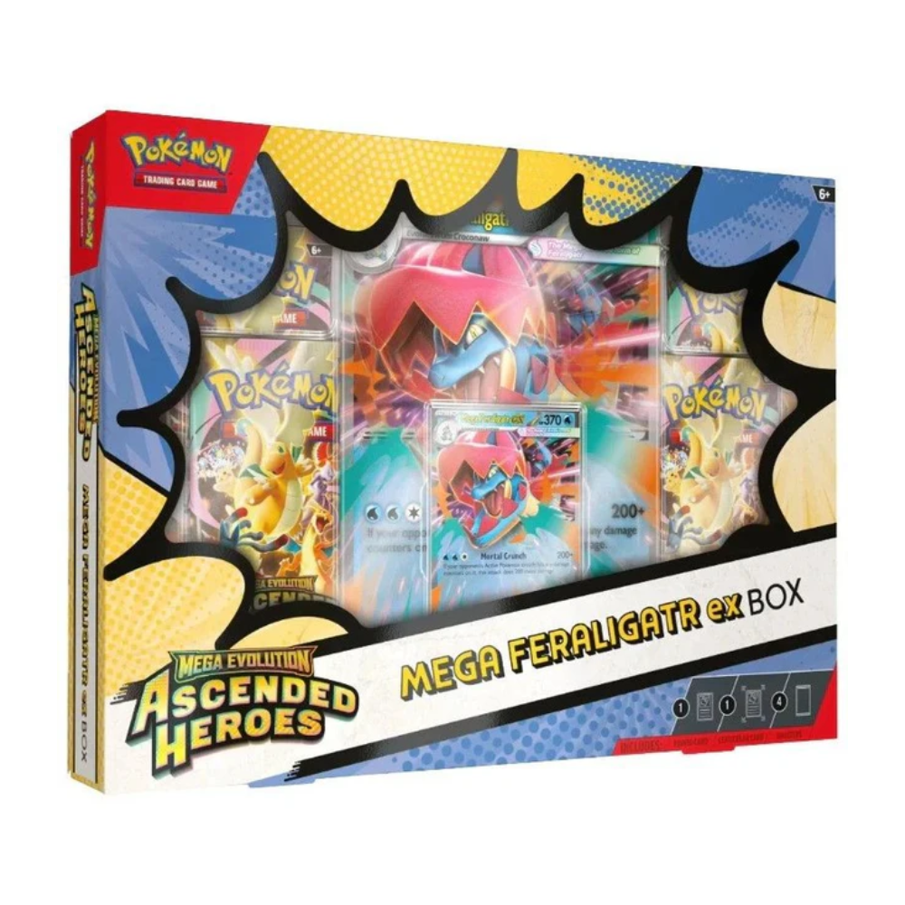 Pokémon – Mega Evolutions, Ascended Heroes Mega Feraligatr ex Box