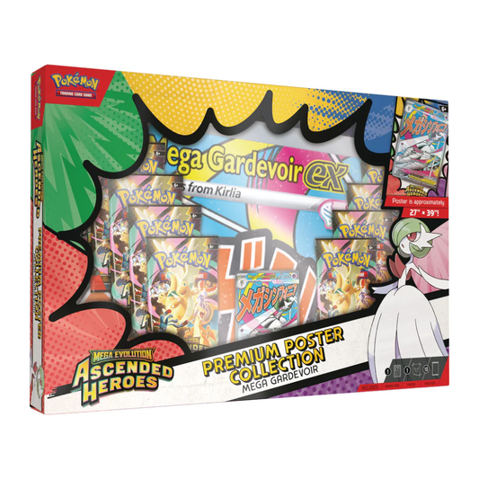 Pokémon - Mega Evolutions - Ascended Heroes - Mega Gardevoir ex Premium Poster Collection