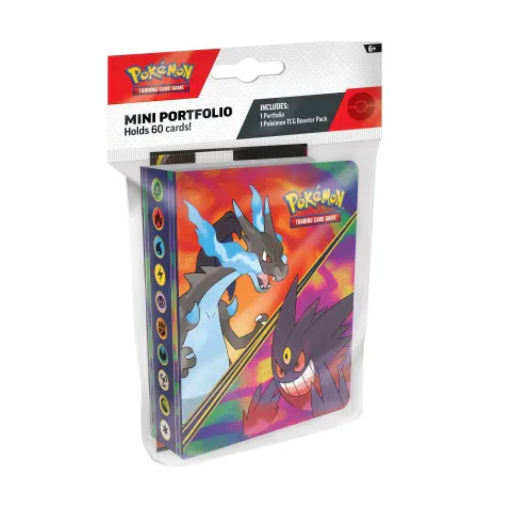 Pokémon - Mini Portfolio + Phantasmal Flames Booster pakke