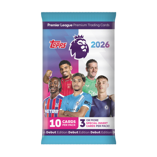 Topps - Premier League 2025/26 – Booster Pakke (Debut Edition)