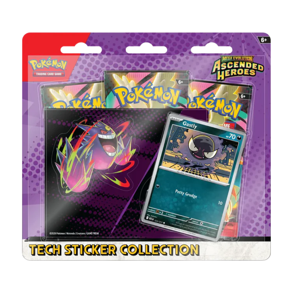 Pokémon - Mega Evolutions: Ascended Heroes - Tech Sticker Collection
