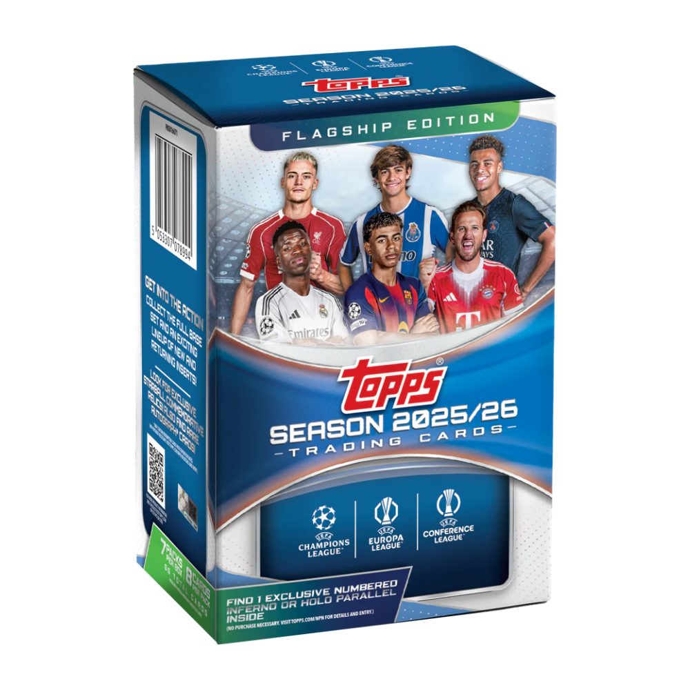 Topps - UEFA Club Competitions Flagship 2025/26 - Value Box / Blaster box